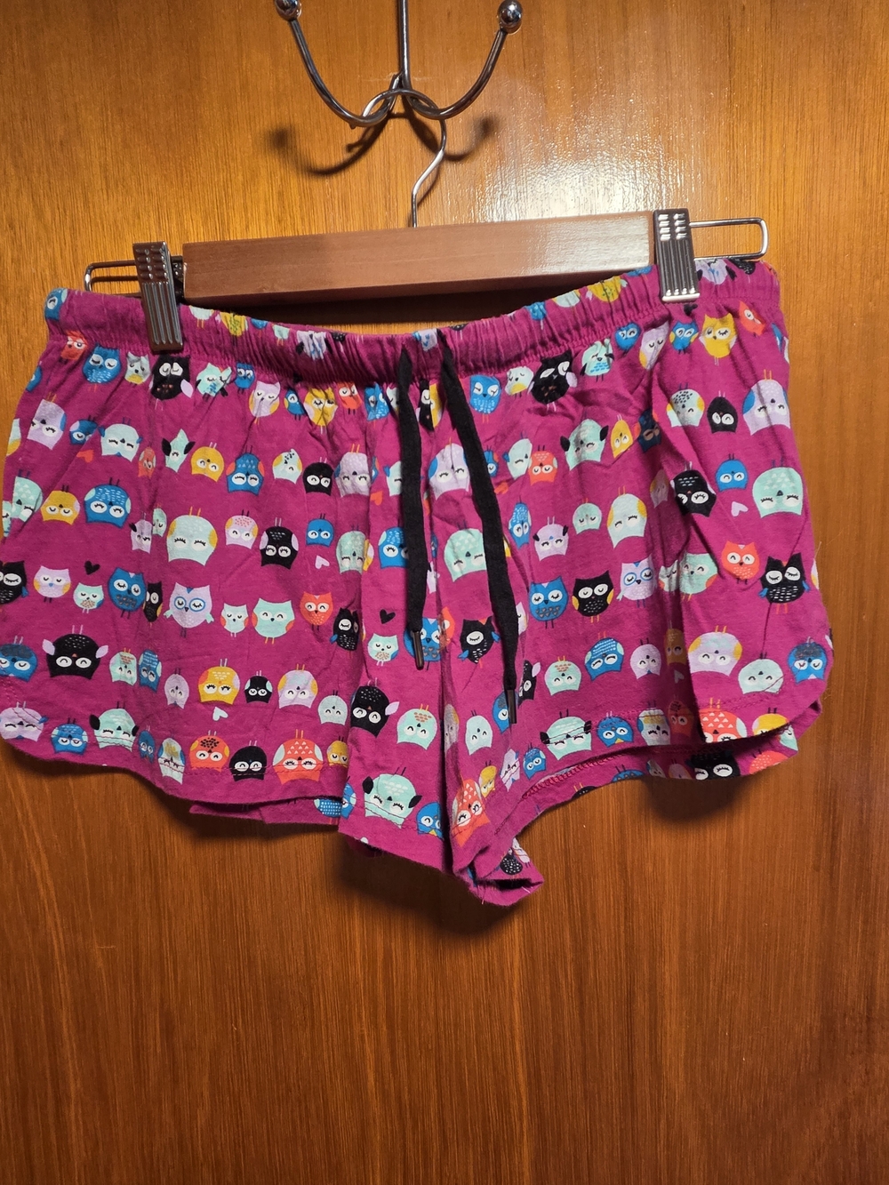 Pink Owl Print Bottoms